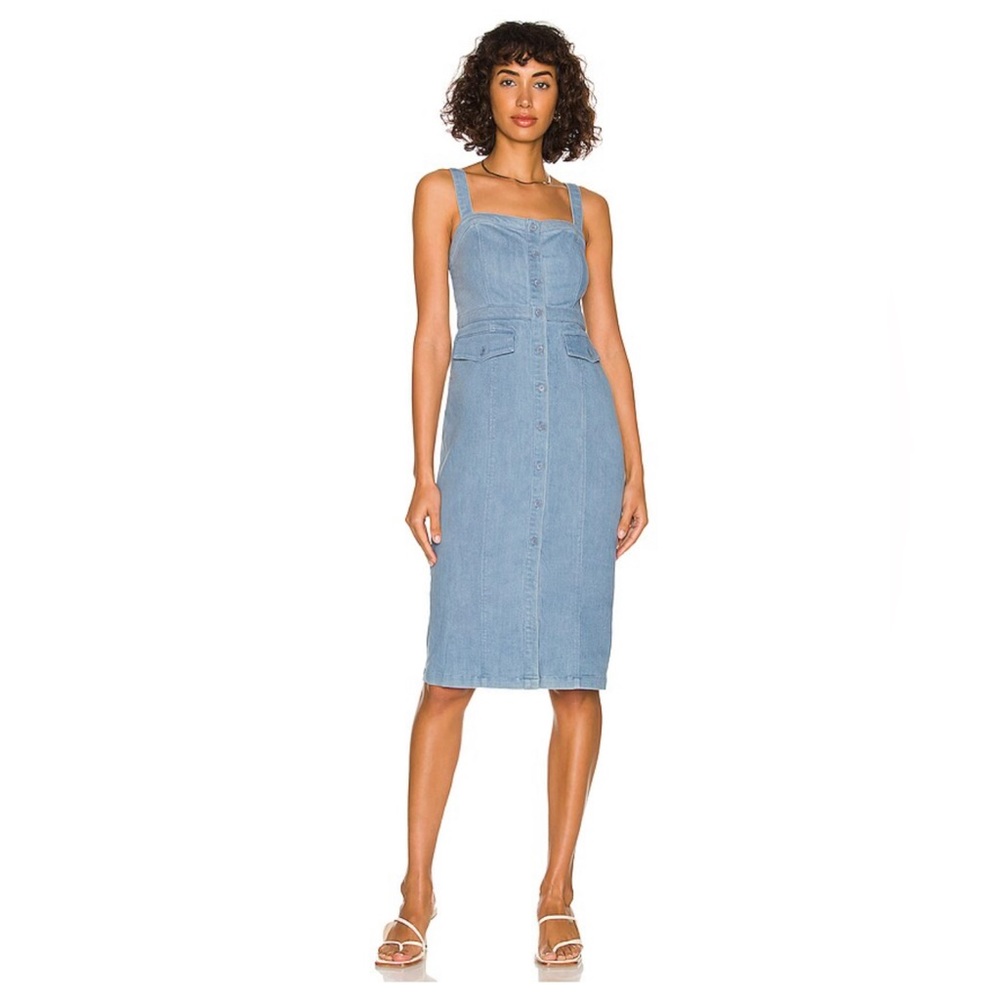 Lovers+Friends Kaia Denim Midi Dress